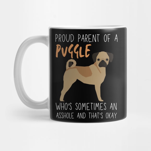 Proud Parents of Puggle Pet Dog by Azulan Creatives